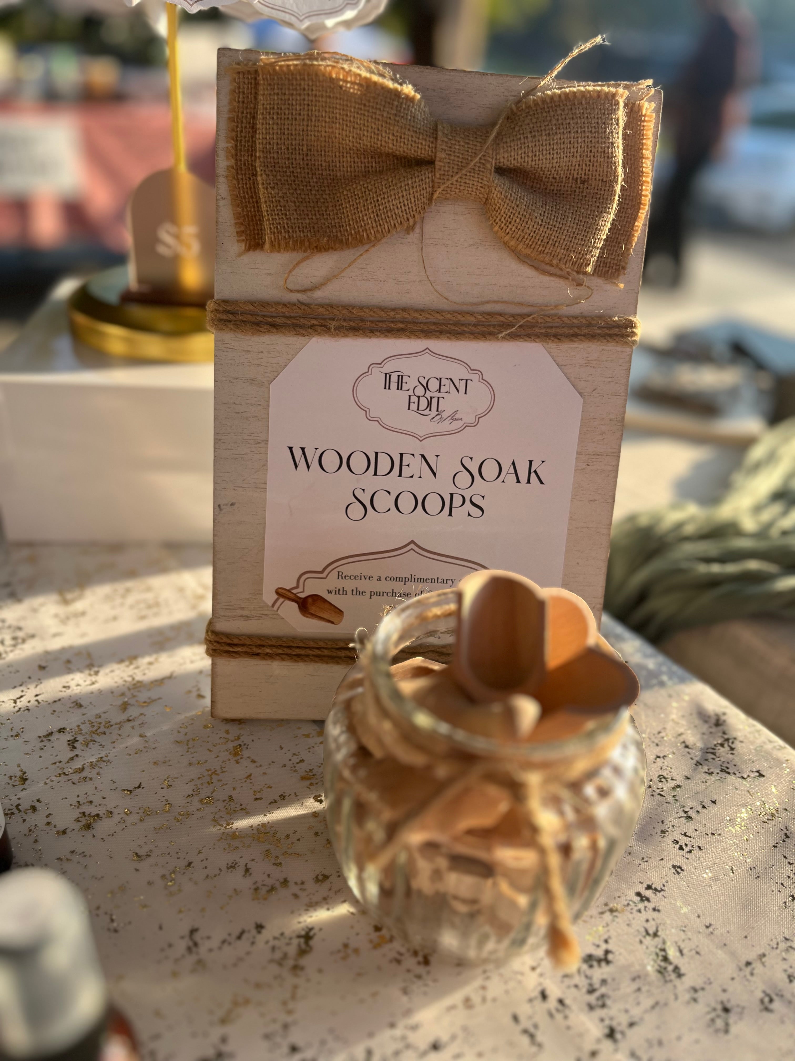 Wooden Soak Scoop